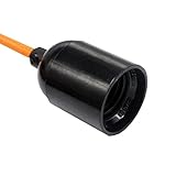 ★ EINSATZ: Industrial Style nach eigenen Wünschen. Sehr hochwertige Kaschierung mit E27 Fassung im Retro Design. Zum Eigenbau von eleganten und dekorativen Loft-Lampen, Hänge- und Pendellampen. Geeignet für Spar, LED und Glühlampen mit Schraubdeckel E27 bis 60 Watt.