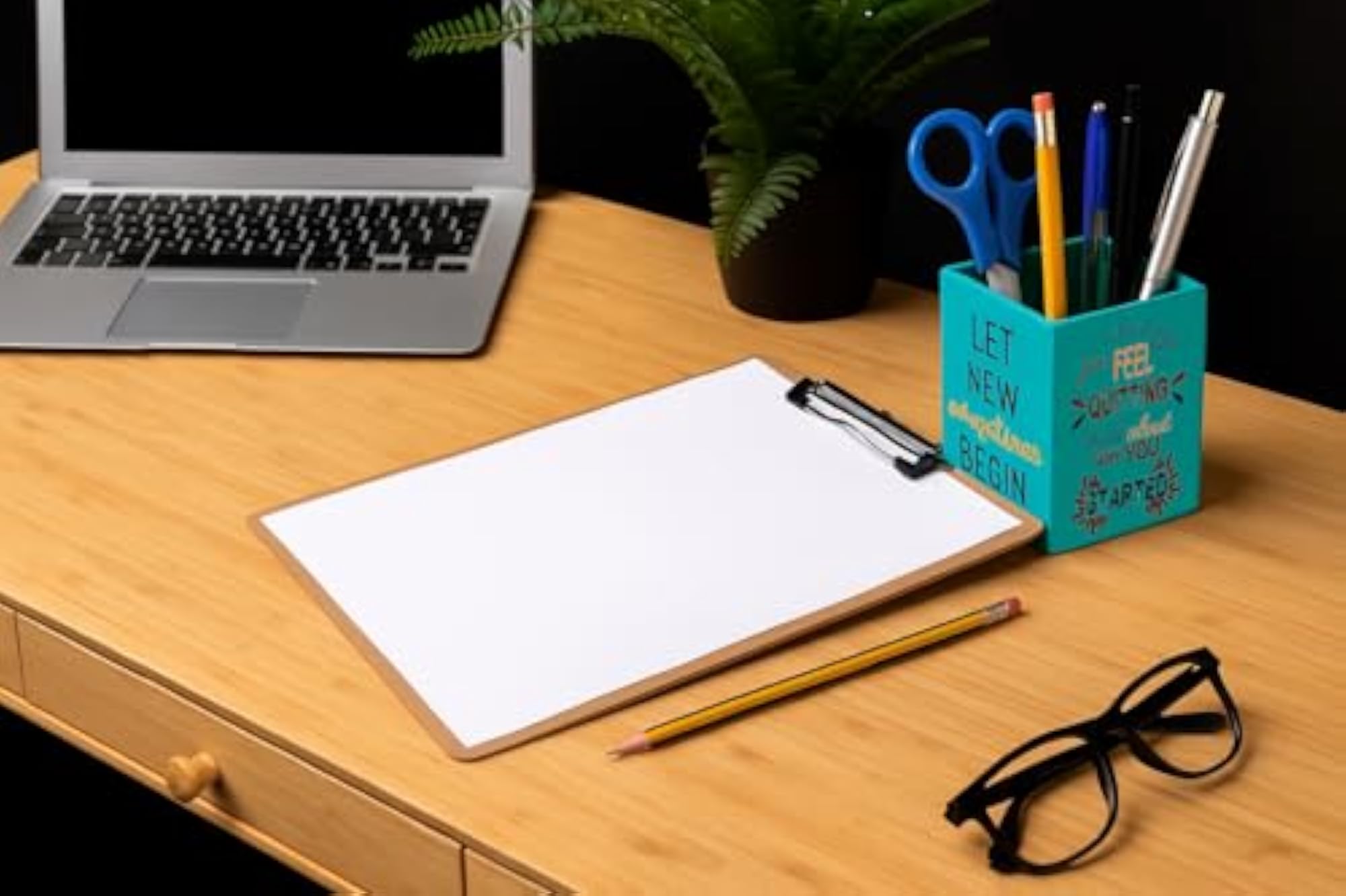 Sumiko Motivational Pen Stand Holder, Desk Organizer
