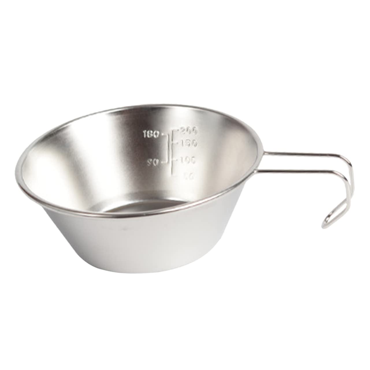 FOYTOKI Stainless Camping Cookware Bulk Cups Bowl Salad Bowl Portable for Outdoor