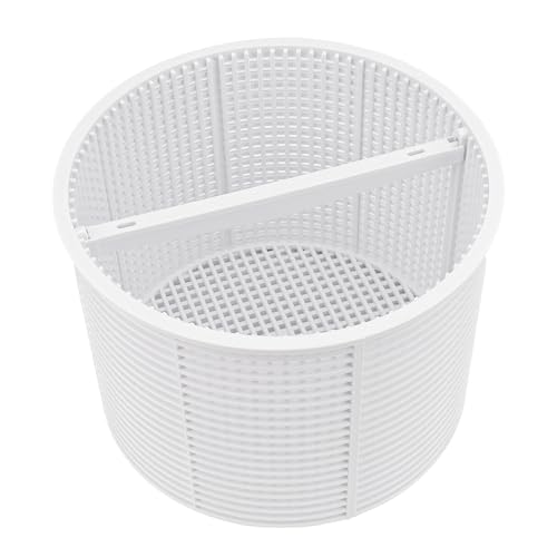 GGTE SPX1082CA Pool Skimmer Basket Replacement for Hayward Automatic Skimmers and Aladdin B-152 Skimmer Basket SP1082 SP1083 SP1084 1085 1086 SP1075 1075T 1076 1077 Skimmers Basket White