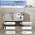 ECOTINYMACH 110V Tankless Water Heater Electric, 3000W Compact Water Heater Under Sink, Conveniently Convertible Between Fahrenheit and Celsius