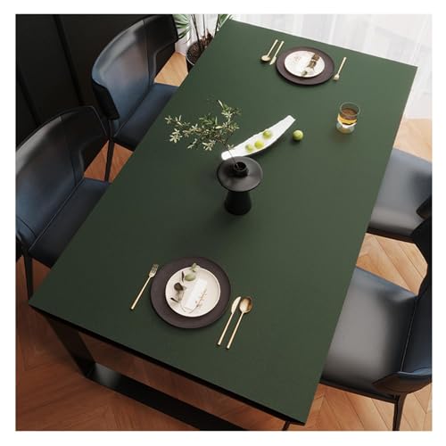 Protection de table en similicuir antidérapante et facile à nettoyer
