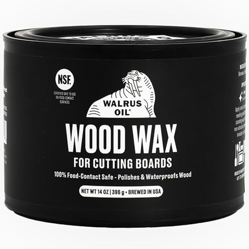 Walrus Oil - Wood Wax, 14 oz Jar, FDA Food-Contact