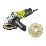 disqueuse ryobi 125 Grand interrupteur pour une utilisation continue