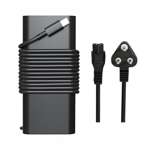 Image of 65W Type C Charger Compatible with Dell Laptop Latitude 5540 5440 7440 5450 e5430 5430 5530 7430 3450 5550 5350 7450 5420 7420 5520 e5440 Power Cord, XPS 13 Computer AC Adapter (DE 65W Type-C)