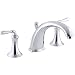 KOHLER K-T387-4-CP Devonshire Deck-Mount Bath Faucet Trim, Polished Chrome