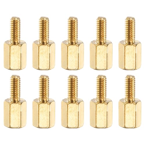 PATIKIL 10IX-XXbhXy[T[lW M2.5 x 6mm + 6mm ^J Zp X^hIt PCB }U[{[h Xy[T[ XN[ibg h[ NAbhRv^[ Rs[^[ dqvWFNg H