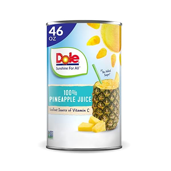 Dole, 100 Pineapple Juice, 46 Fl Oz Can Gourmetian