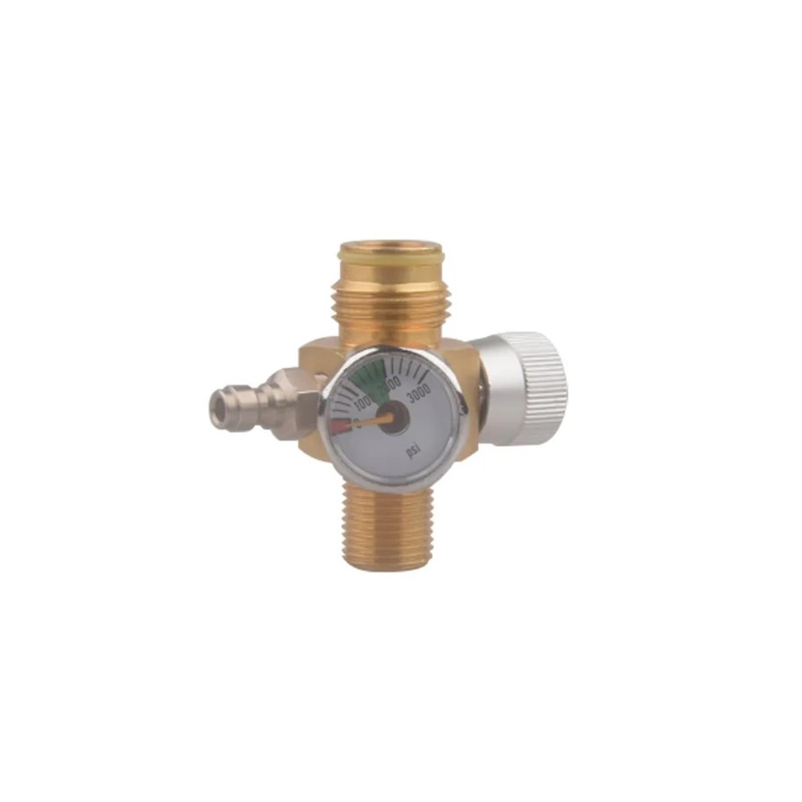 Adaptador de llenado de Recarga de Cilindro de Tanque de Aire, Accesorio de válvula de Suministro de Recarga de Co2 (Size : M18-1.5)
