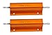 Cutequeen 2PCS 100W Watt 2 Ohm Aluminum Case Wirewound Chassis Mounted Resistor (Pack of 2)