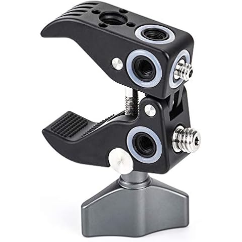 SUNWAYFOTO CC-02 Super Clamp Camera Clamp Mount Ultra-Strong Locking Strength Cover