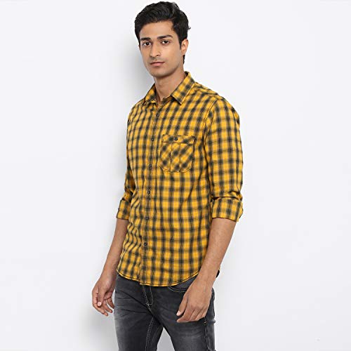 Buy MUFTI Slim Fit Tartan Checks Full 