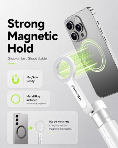 Image of UBeesize 71 inch Phone Tripod Stand & Magnetic Selfie Stick Tripod for iPhone