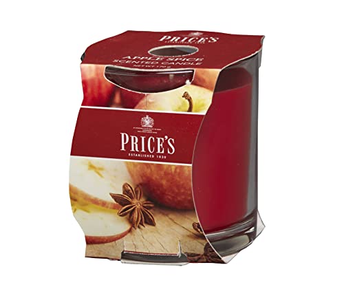 Price's - Apple Spice Jar Candle - Delicious, Sweet, Spicy Fragrance - Long Lasting Scent - Up to 45 Hour Burn Time