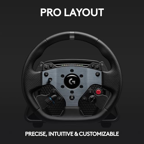 Logitech G PRO Racing Wheel - Steering Wheel for PC, PS4, PS5, Direct Drive 11 Nm Force, Ultra-Realistic Feedback, Magnetic Gear Shift Paddles, Dual Clutch, PRO Button Layout by Logitech G - Image 4