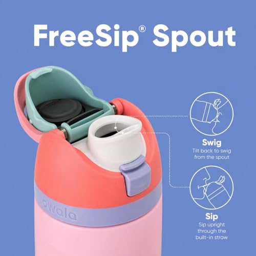 Owala FreeSip Stainless Steel Water Bottle, 24 oz, BPA Free, Leak Proof, with Removable Straw, Dishwasher Safe by Owala - Used condition - CA$52.90