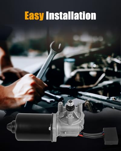 Image of ROADFAR Front Windshield Wiper Motor Compatible For 30NM Coast RH | Fit Motor W /S Wiper 30NM Coast RH|OEM:00076586|3 Pins