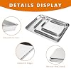 ICEICE 3 Pack Stainless Steel Baking Sheets - Non Stick Cookie Sheets & Pans for Oven, No Coating, Warp-Resistant & Dishwasher Safe, 9/12/16 Inch #2