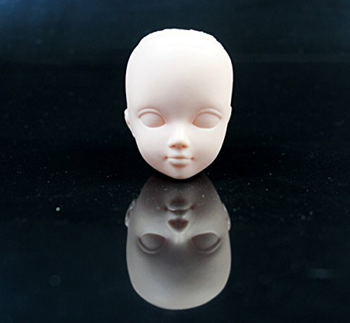 CHENGYIDA 3-Pack Mini Cosmetology Mannequin Heads,Doll Head Parts Repair,Practice Makeup,1/6 Bjd Female Doll Figure Option Head - Thumbnail 5