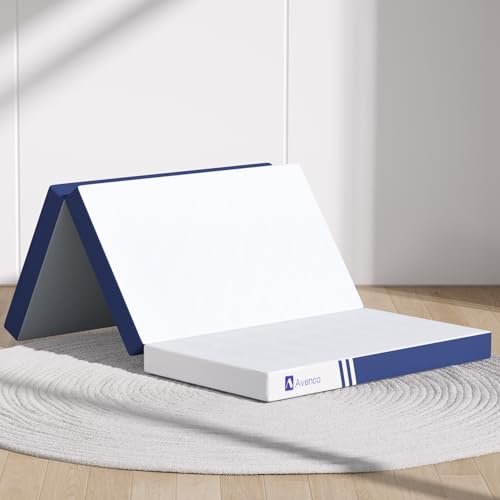 Avenco 4 Inch Foldable Twin Memory Foam Mattress