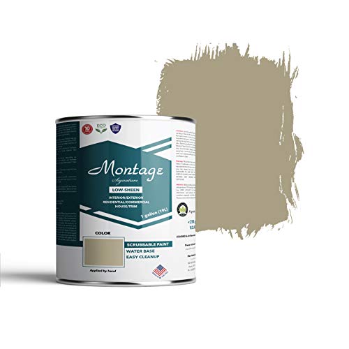 Montage Signature Interior/Exterior Eco-Friendly Paint, Sage, Low Sheen, 1 Gallon