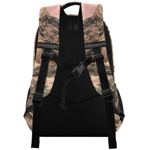 Beautiful Owl Kid's Elementary Middle School Backpack for Son Daughter, Age 6-12 Back to School Backpack Bookbag Schoolbag for Boys Girls2