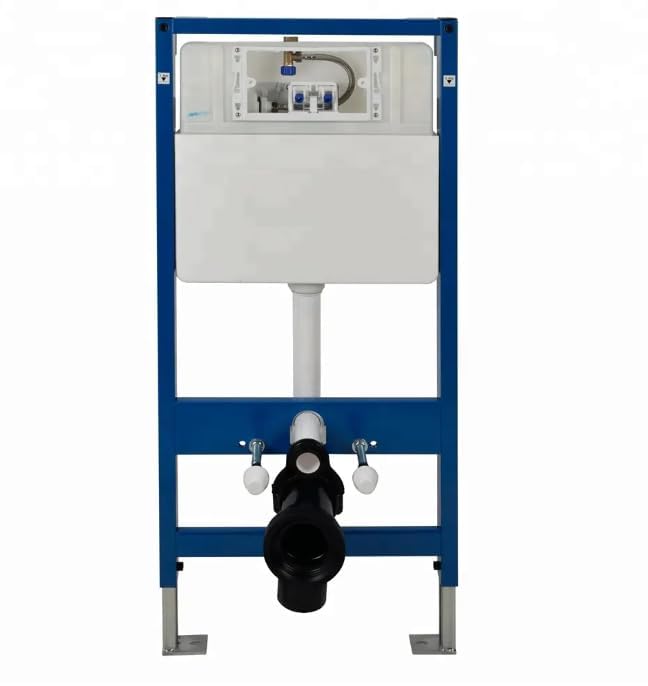 Wall Hung Toilet Rimless Pan 1.12m Concealed Cistern Frame WC Plate Soft Close Seat Options (1120mm Frame Cistern)