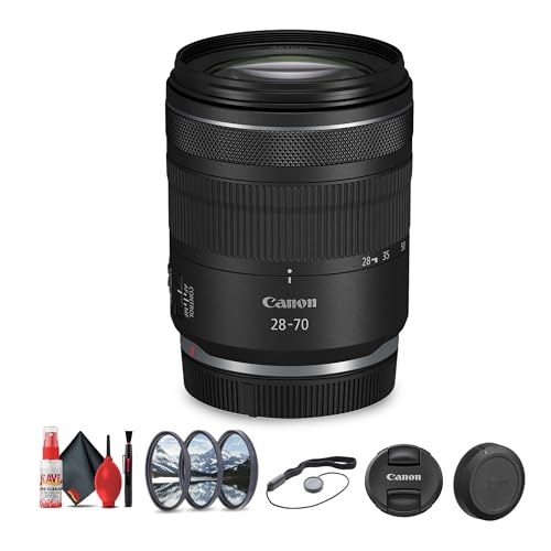 Canon RF 28-70mm f-2.8L IS STM Lens + Filter Kit + Cleaning Kit + Lens Cap (Renewed)