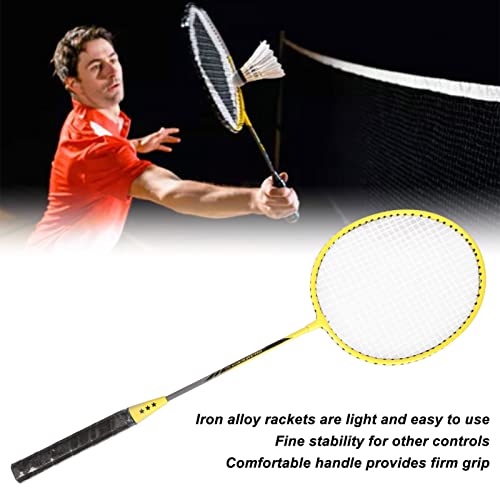Ensemble de raquettes de badminton légères avec 3 balles et sac