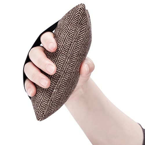 SWISSELITE Hand Contracture Cushion, Palm Grip with Elastic Band or Separator, Hand Grab Pad for Stroke Recovery, Help with Hand Rehabilitation