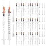 30 Stück Spritzen 1 ml - Plastiktube Einwegspritzen Klein Dosierspritzen Liquid Spritzen mit Unabhängigen Siegeln