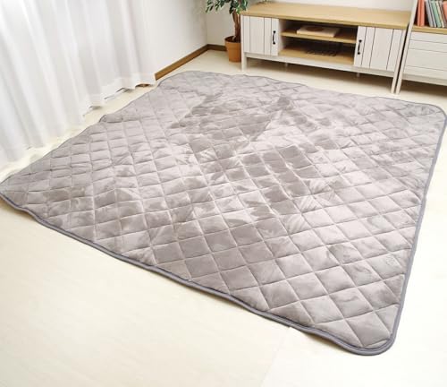 D・SERIES キルトラグ 長方形 「 こたつ敷き布団 Dフランネル 」190×240cm カラー:グレー コタツ敷き布団単品 こたつ敷布団 ラグカーペット