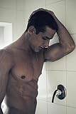 Time to Wind Down Hot Guy in Shower Photo Photograph Cool Wall Art Print Poster 16x24