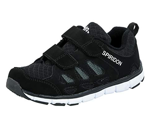 Brütting SPIRIDON FIT V Jungen Sneaker, Schwarz/ Weiß, 29 EU