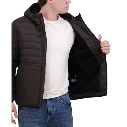 Kenneth Cole Men's Hooded Down Alternative Jacket3