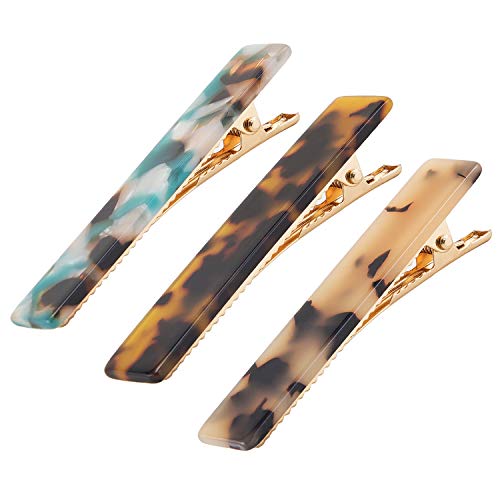 Boobeen - Set di 3 fermagli per capelli in acetato...