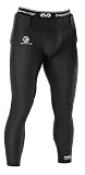 McDavid MD21340-00001-XXL HEX Basketball ¾ Tight w/Hip & Tailbone Pads BK XXL