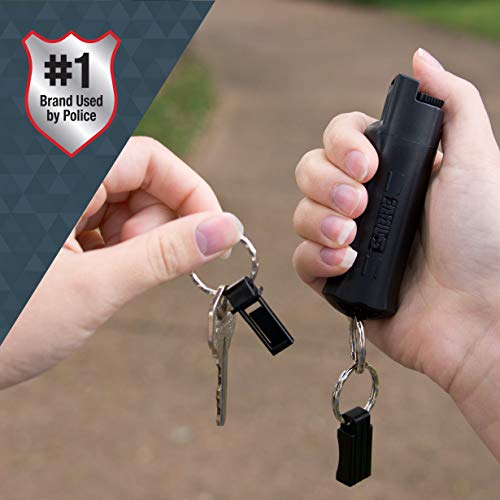 Sabre Campus Safety Pepper Gel With Quick Release Key Ring, 25 Bursts, 12-Foot (4-Meter) Range, Gel Is Safer, Ergonomic Finger Grip #TOP4
