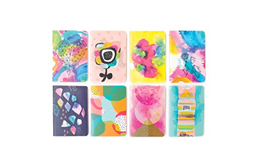 Ooly is now newly, Pocket Pal Mini Journals, Set of 8, Abstract (118-163)