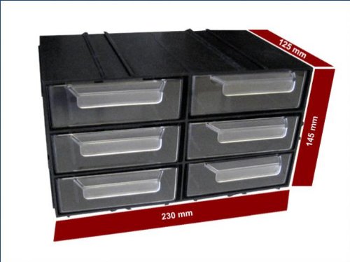 VEVOR Tiroirs De Rangement En Plastique, Lot De 2, Tour De Rangement à