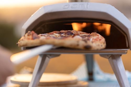Ooni Pizzawender – Perforierter Pizzaschieber Rund (17cm) aus Aluminium – Pizzaschieber Klein, Pizza Dreher & Pizzadreher, Pizza Wender Pizzaöfen – Professional Pizza Turning Peel