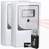 Smart Counter Einzelhandels-Personenzähler - Infrarot und drahtlos, batteriebetrieben, Stunden- und Tagesstatistik mit Datenspeicherung, einfach zu installieren, aufgerüstet