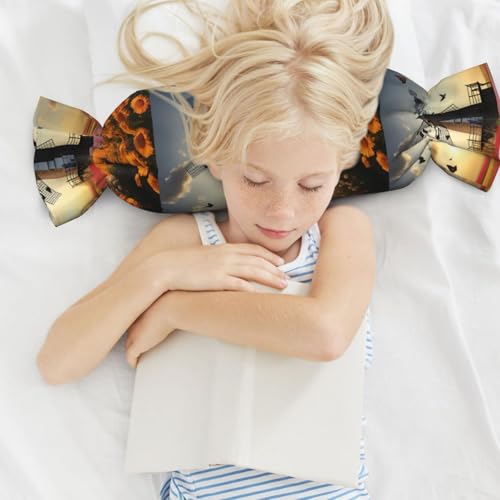Almohada espuma viscoelástica rectangular tamaño único miniatura 6