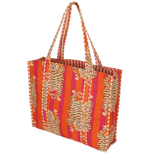 Image of Marubhumi Women Lightweight Travel Bag Purse Cotton Shoulder Tote Bag For Shopping Grocery & Beach Bag