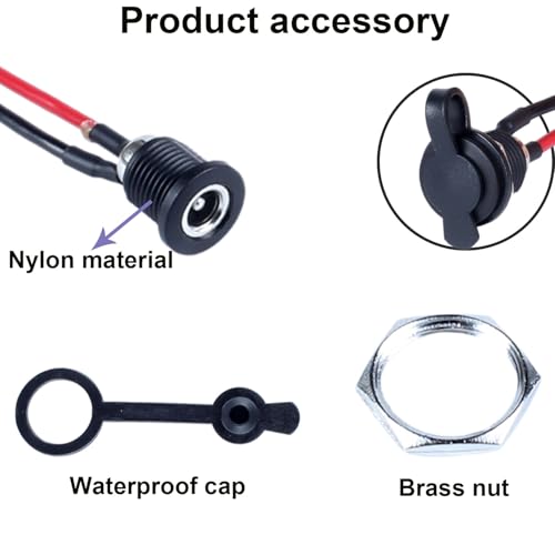 Adaptadores Conector Hembra Negro 5.5x2.1 mm Pack 5 Pcs miniatura 6