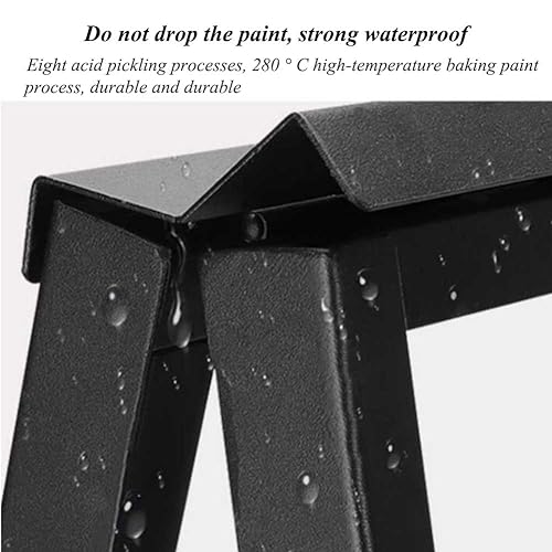 Panneau publicitaire de type chevalet portable noir pour publicité magasin - 6