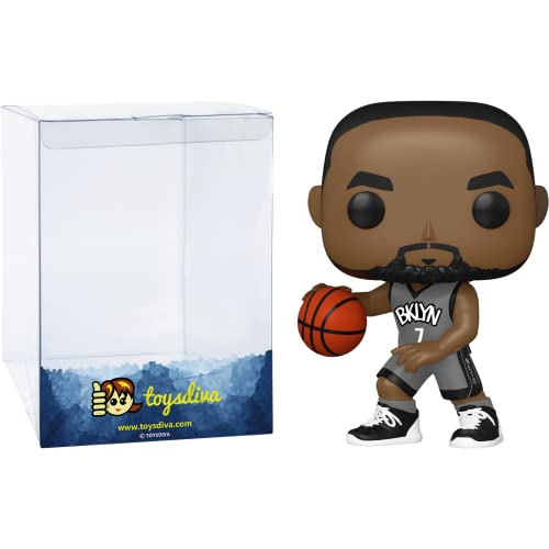 K E V I N D U R A N T [N E T S ]: P O P ! Basketball Vinyl Figurine Bundle With 1 Compatible 'Toysdiva' Graphic Protector (094 - 51014 - B)