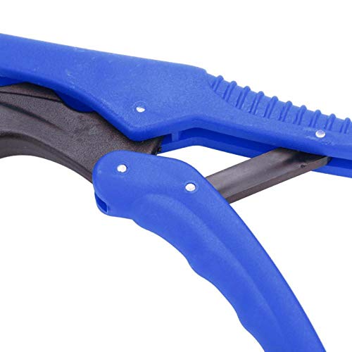 Foto von Schwimmender Fischerei Greifer Gang ABS Fisch Lippengriffzange Fisch Klammer mit Justierbarem Seil(L-Blau)