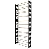 Yunuen Rack Zapatero 33 pares 11 niveles Modular, madera y MDF