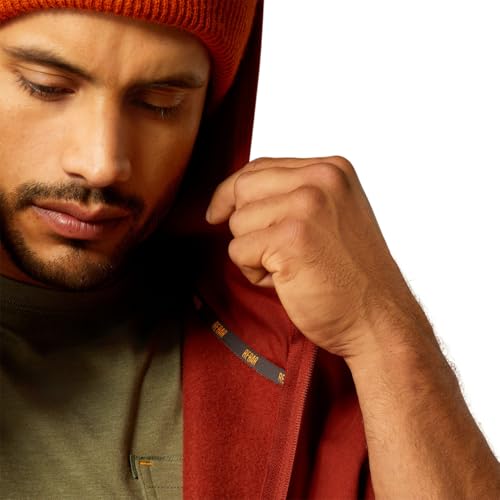 Image of Ariat Men's Rebar Born For This Full Zip Hoodie